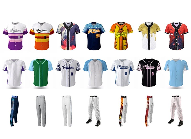 Sublimation Baseball Uniform Team Softball Jersey Men′s Custom Baseball & Softball Wear