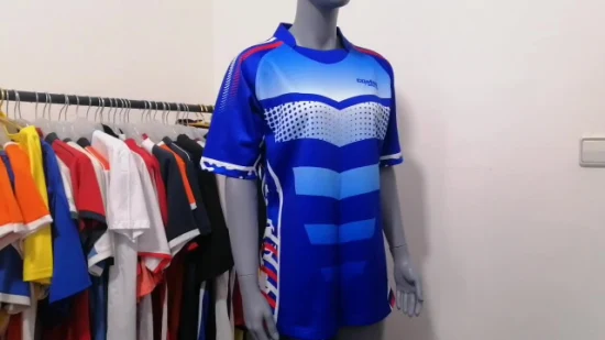 Camiseta de rugby de sublimación personalizada, uniforme de rugby Nrl, ropa de equipo de rugby de la mejor calidad